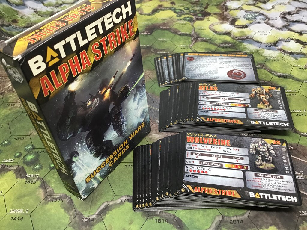 BattleTech: Alpha Strike Game Aids - Succession Wars Cards – Aries Games &  Miniatures