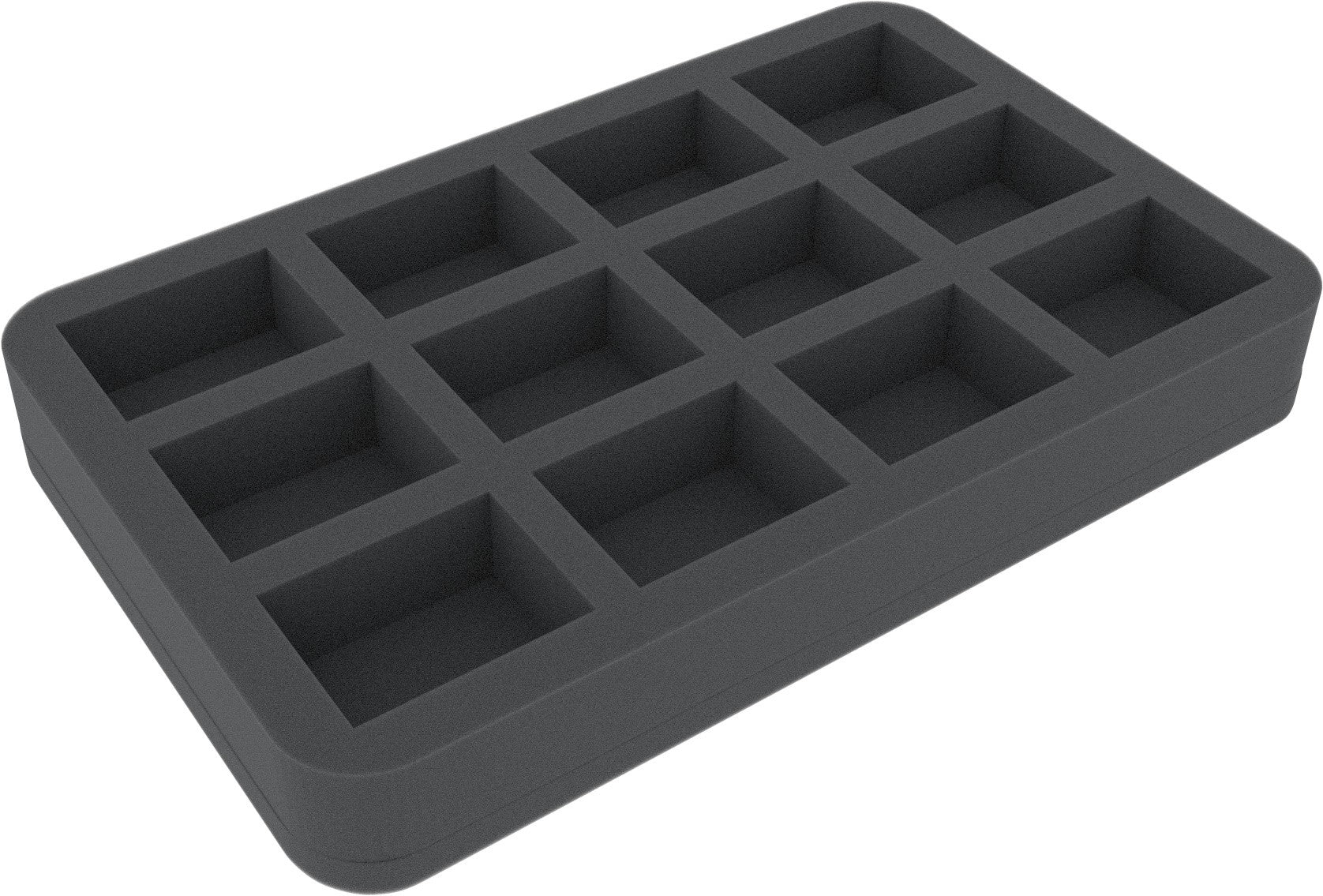 12 Compartment Half-Size Foam Tray 35MM