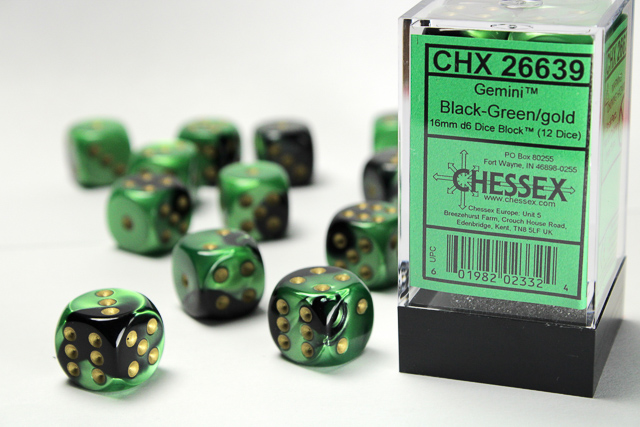 Chessex restocks are up! Get your game rollin' with your favorite dice!