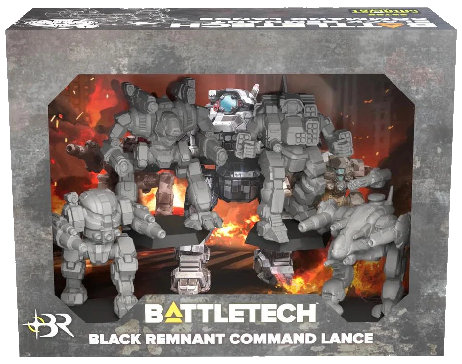 Black Remnant Command Lance & other March 19th releases are in for BattleTech!