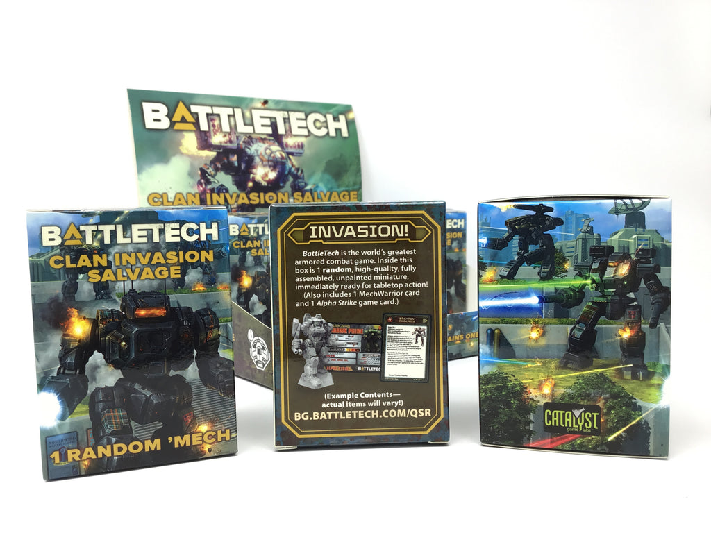 Major restock on Catalyst Game Labs items for BattleTech!