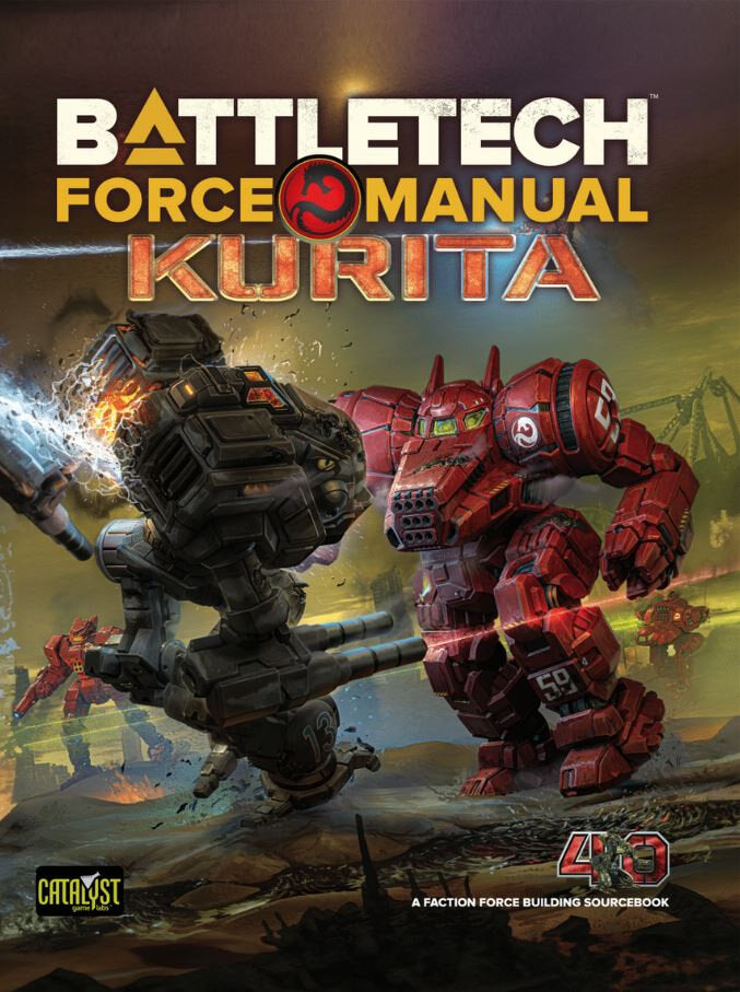 Restocks are up from Catalyst including Force Manual Kurita and BattleTech Universe!