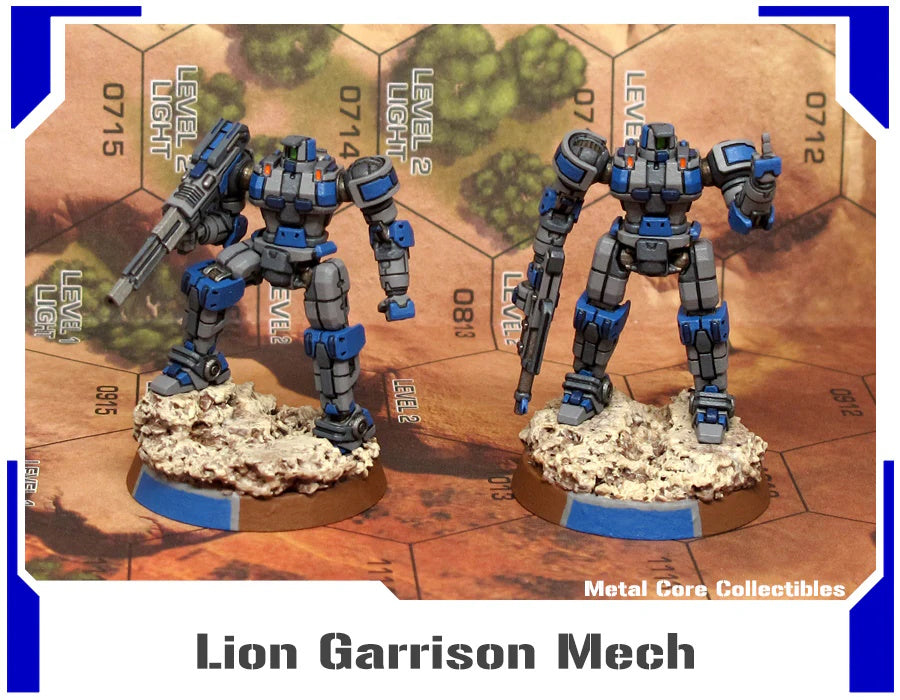 New Lion Garrison Mech from Metal Core Collectables & a small batch of restocks are up!