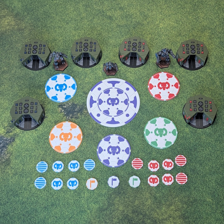 AS350 Bunkers and Objective Tokens!