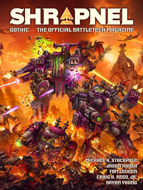 Shrapnel Gothic & a bunch of restocks are in from Catalyst for BattleTech!