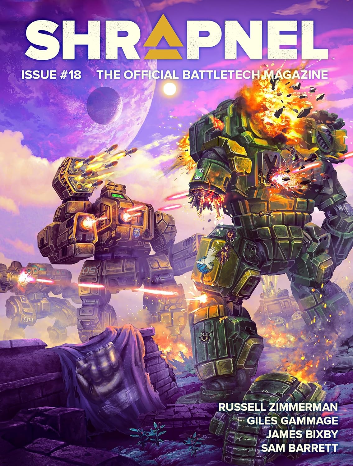 Shrapnel Issue #18 & a whole batch of restocks are in for BattleTech from Catalyst Game Labs!