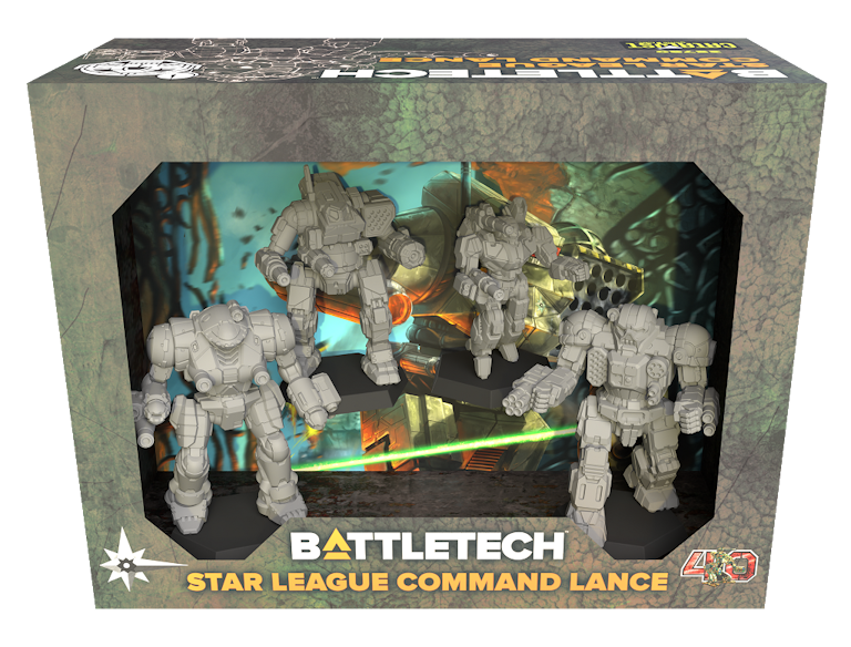 Restocks on Star League Command Lance & more from Catalyst Game Labs!