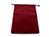 Dice Bag Suedecloth Burgundy Large