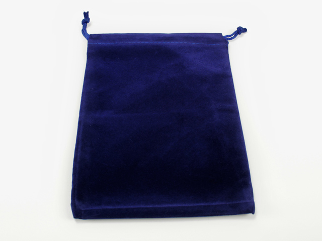 Dice Bag Suedecloth Royal Blue Large