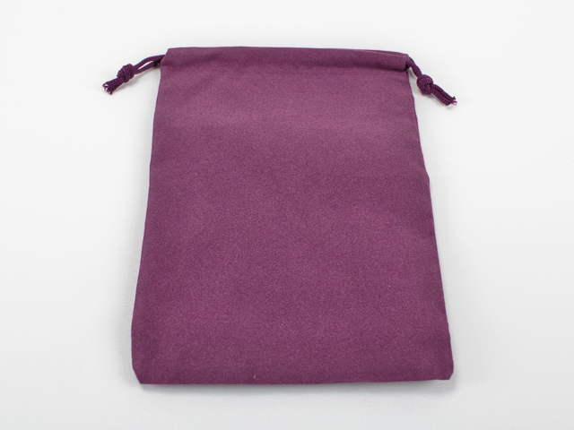 Dice Bag Suedecloth Purple Large