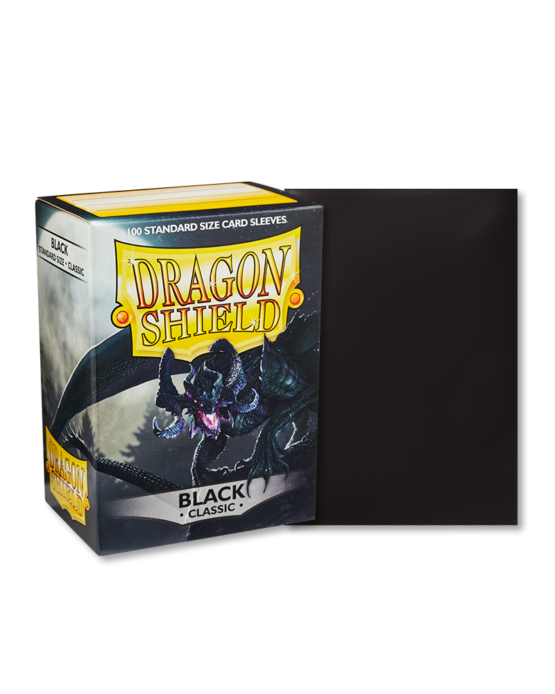 Dragon Shields: (100) Black