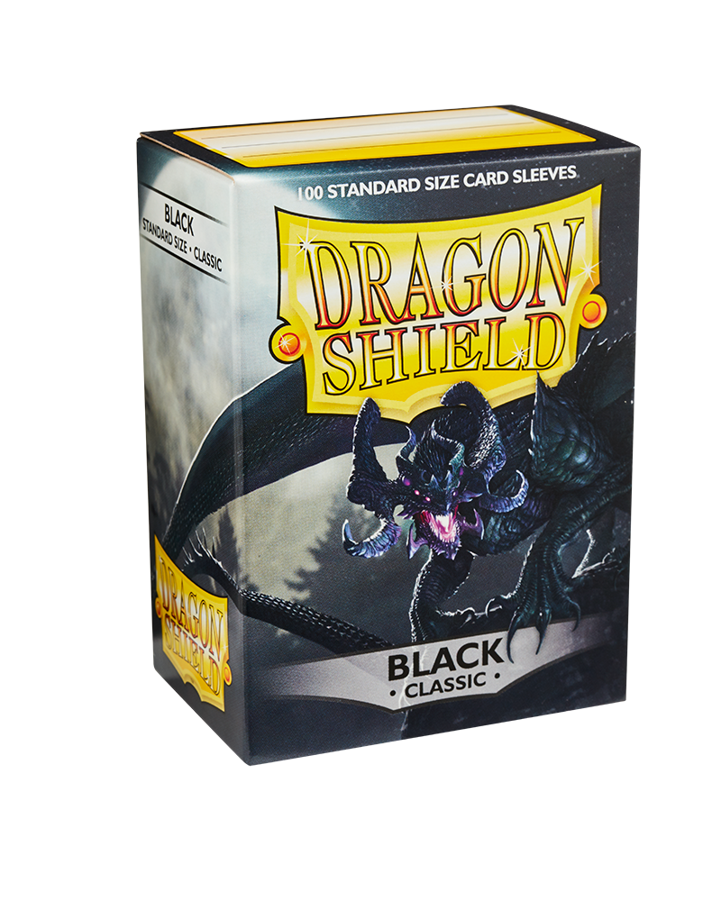 Dragon Shields: (100) Black