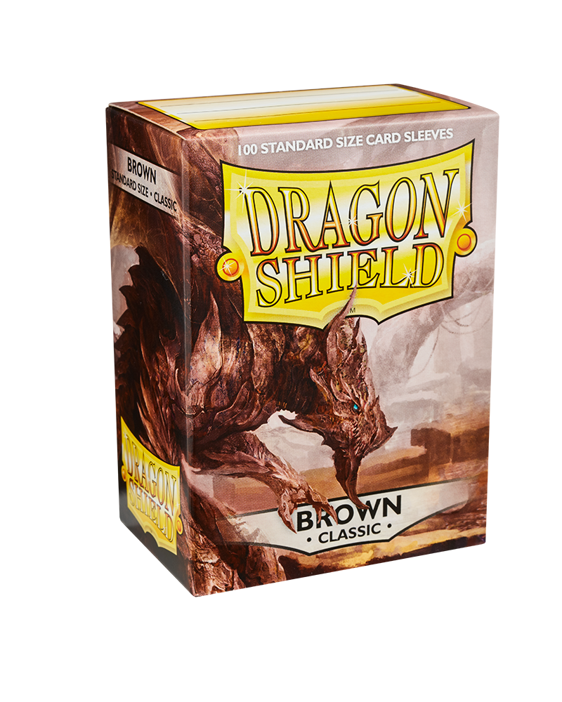 Dragon Shields: (100) Brown