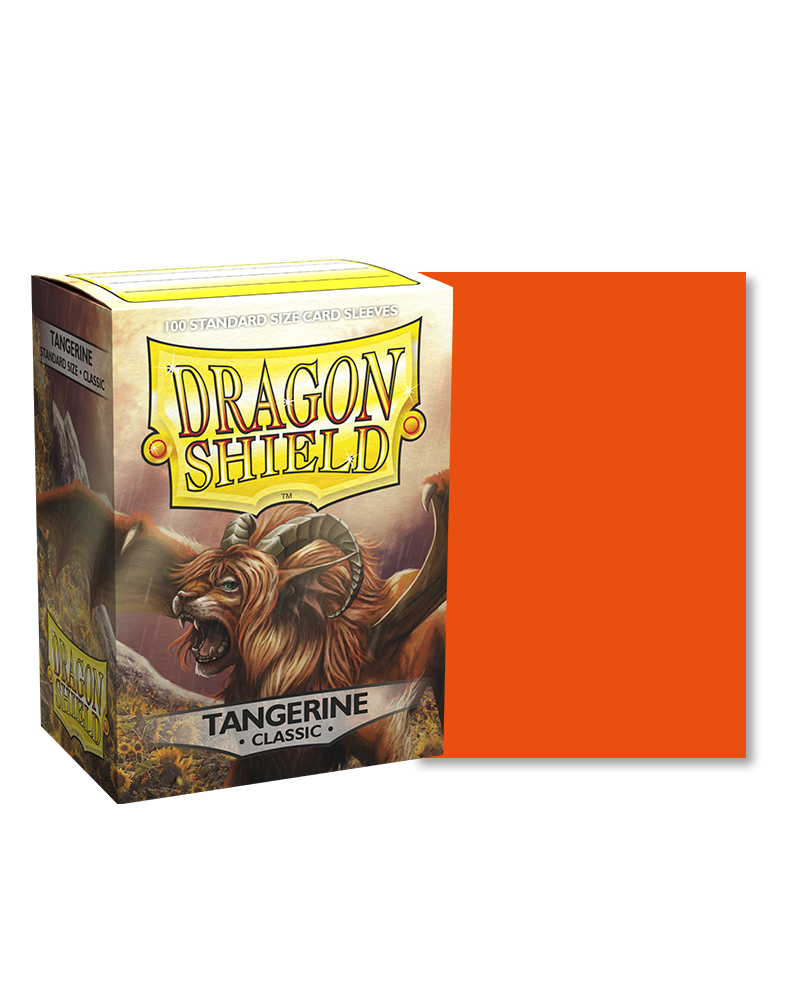 Dragon Shields: (100) Tangerine