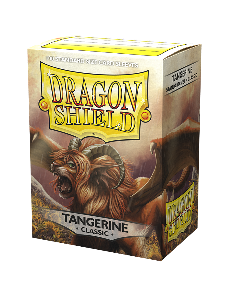 Dragon Shields: (100) Tangerine