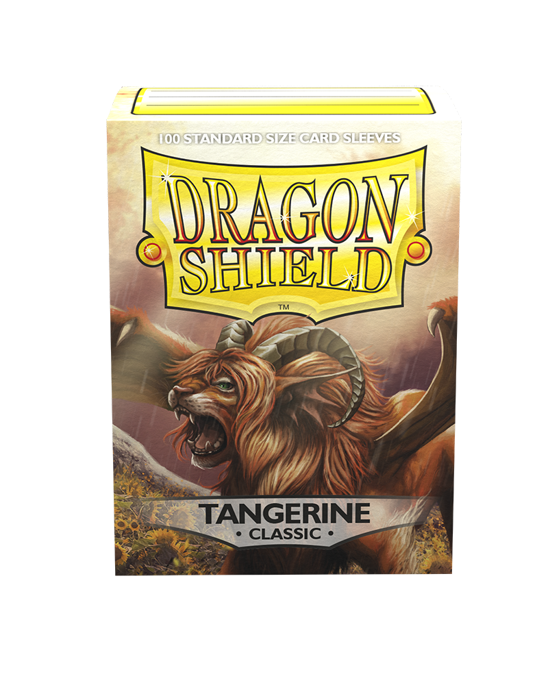 Dragon Shields: (100) Tangerine