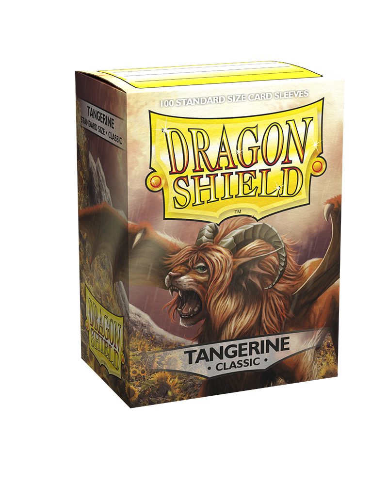 Dragon Shields: (100) Tangerine