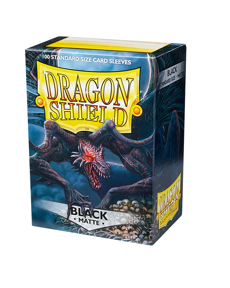 Dragon Shields: (100) Matte Black