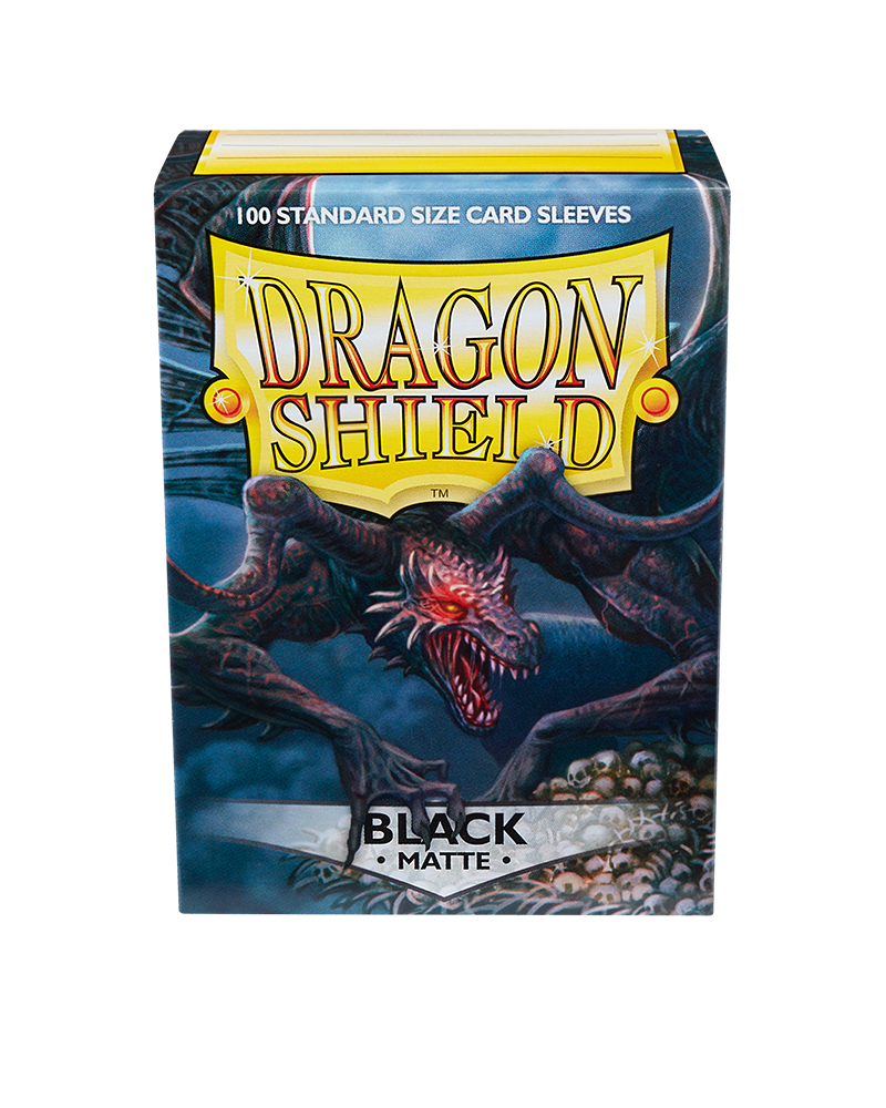 Dragon Shields: (100) Matte Black