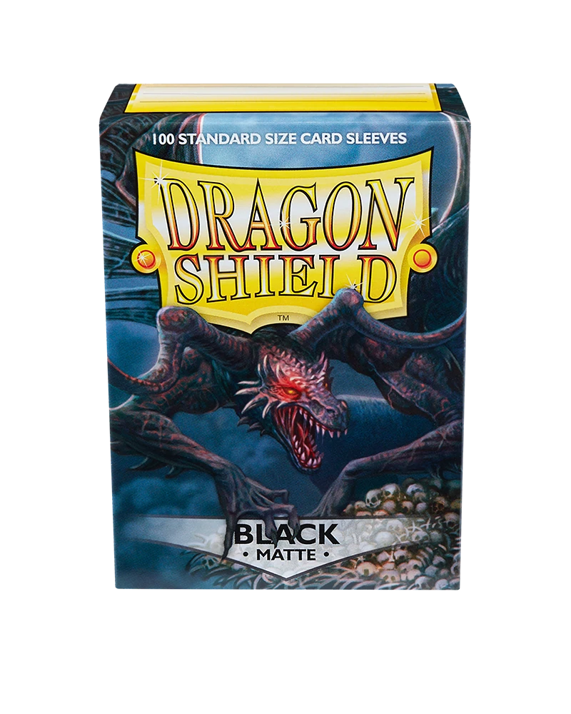 Dragon Shields: (100) Matte Black