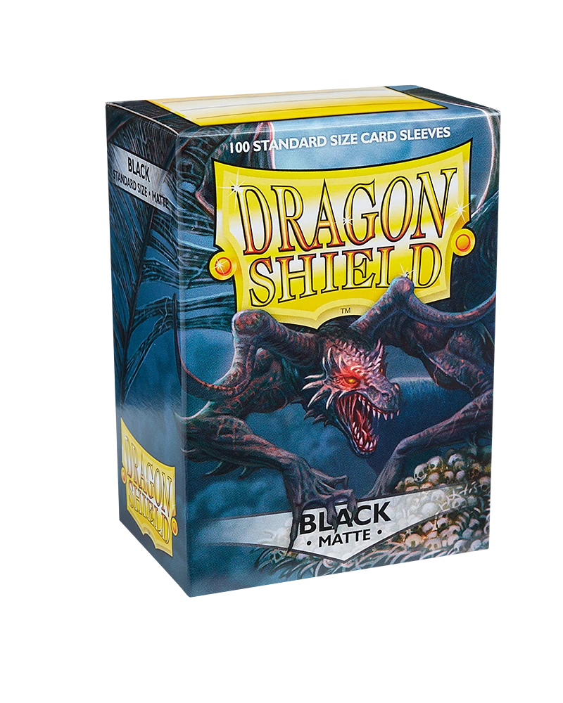 Dragon Shields: (100) Matte Black