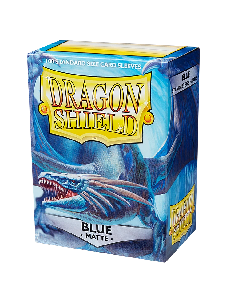 Dragon Shields: (100) Matte Blue