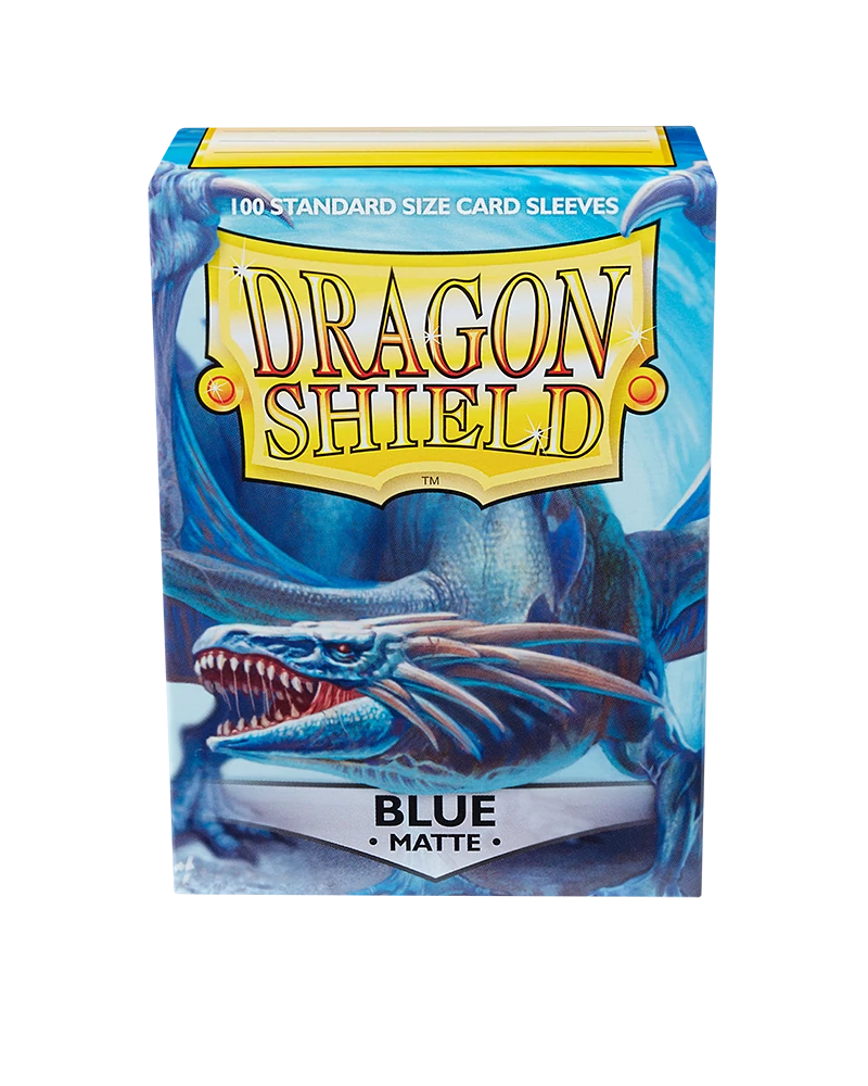 Dragon Shields: (100) Matte Blue
