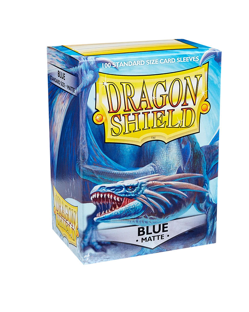 Dragon Shields: (100) Matte Blue