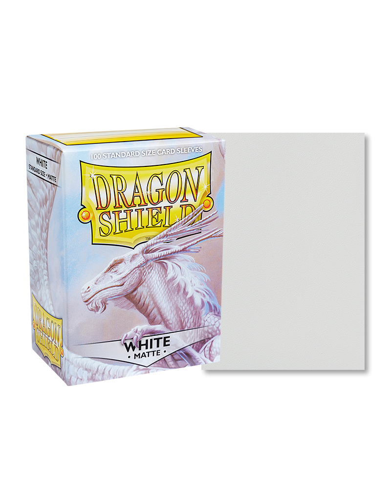 Dragon Shields: (100) Matte White