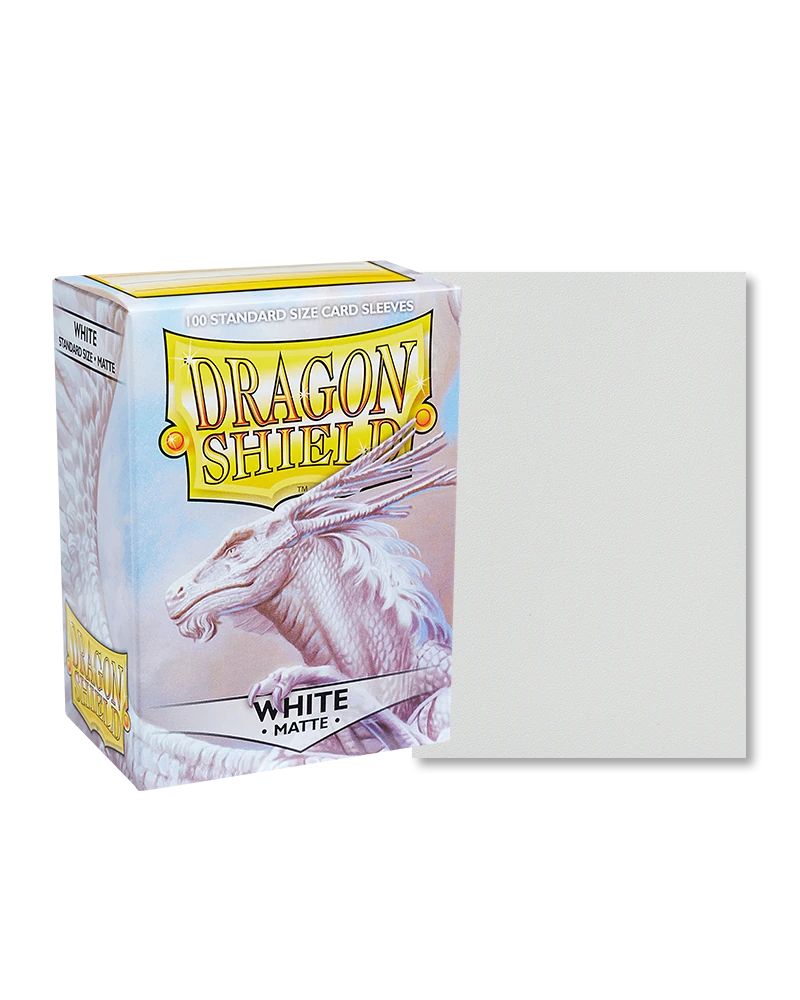 Dragon Shields: (100) Matte White