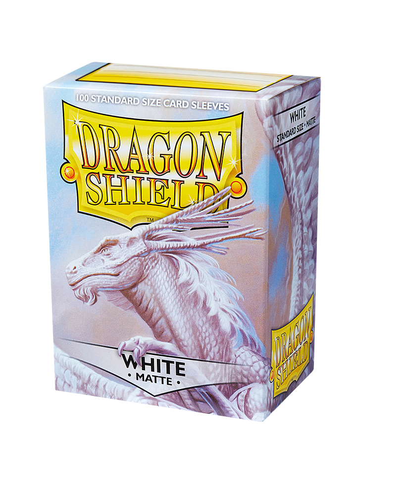 Dragon Shields: (100) Matte White