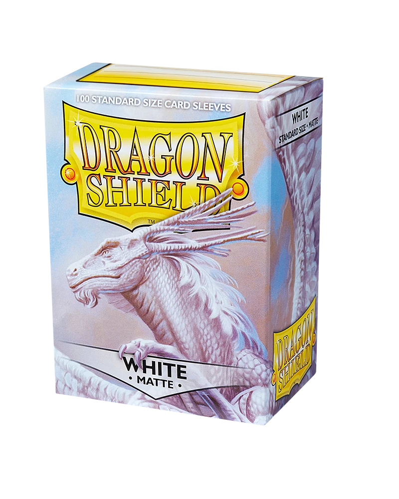 Dragon Shields: (100) Matte White