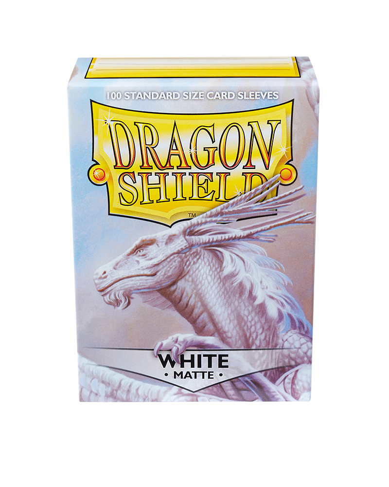 Dragon Shields: (100) Matte White