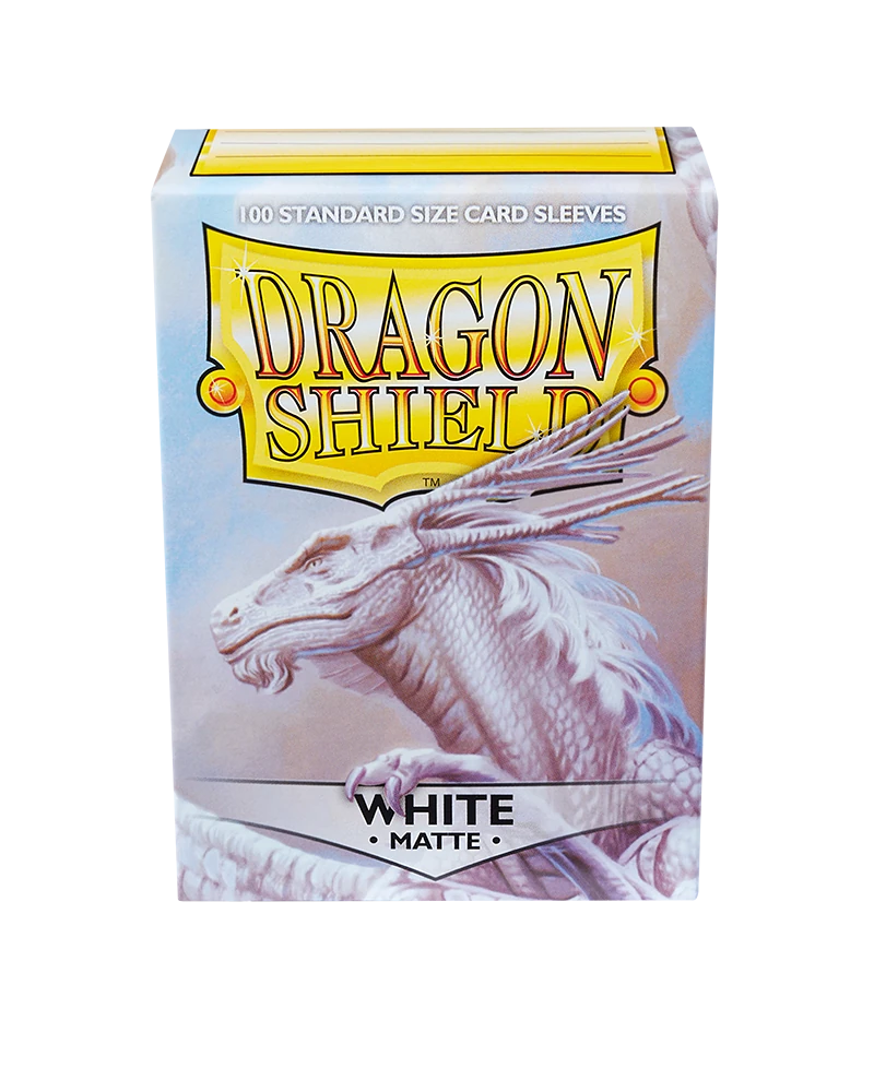 Dragon Shields: (100) Matte White