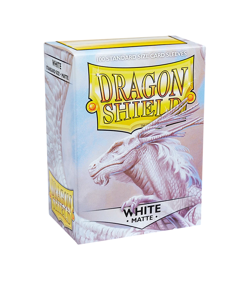 Dragon Shields: (100) Matte White