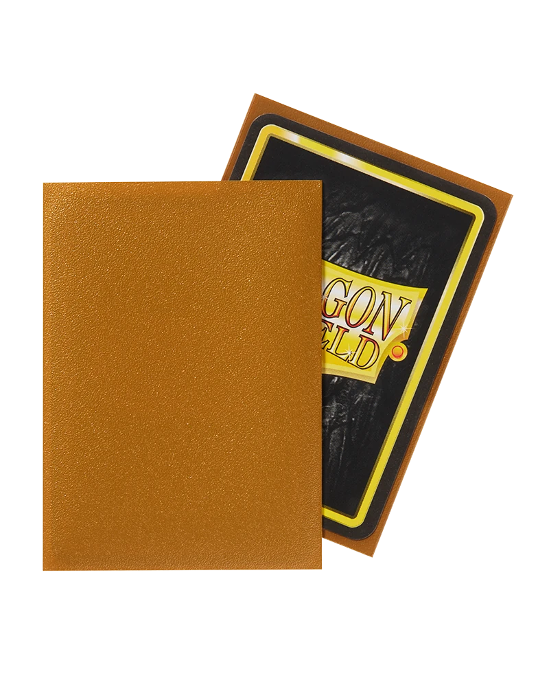 Dragon Shields: (100) Matte Gold