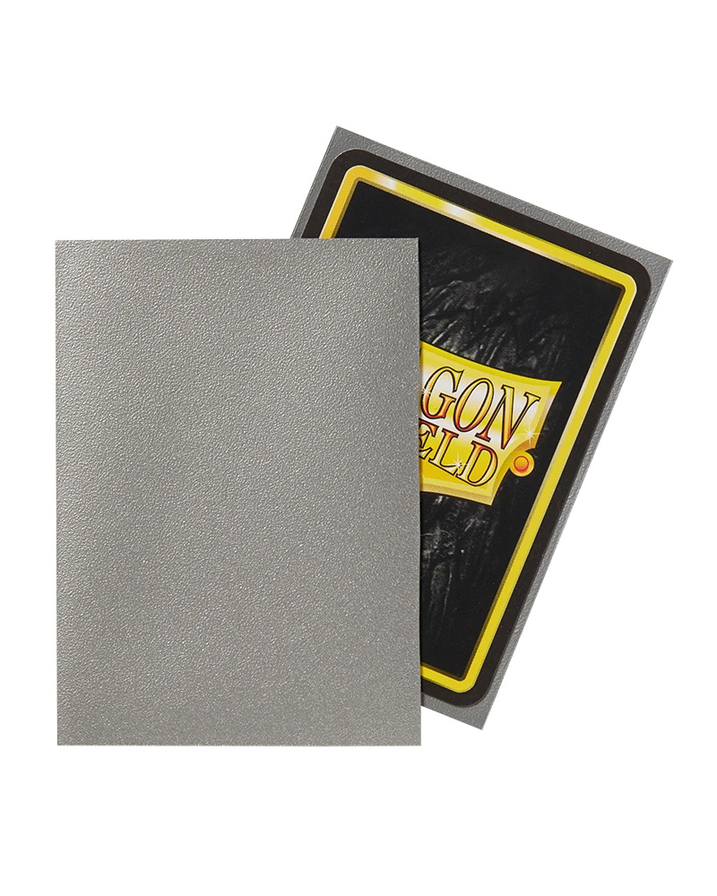 Dragon Shields: (100) Matte Silver