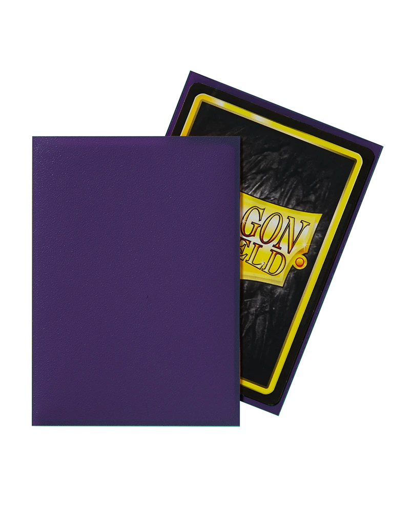 Dragon Shields: (100) Matte Purple