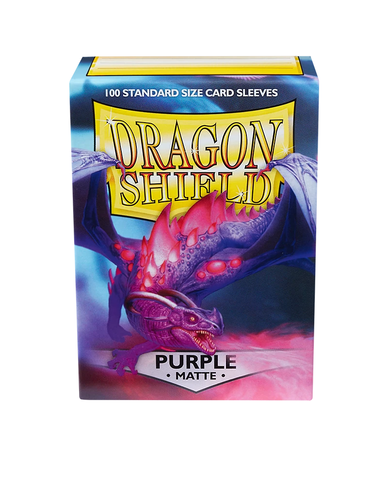 Dragon Shields: (100) Matte Purple