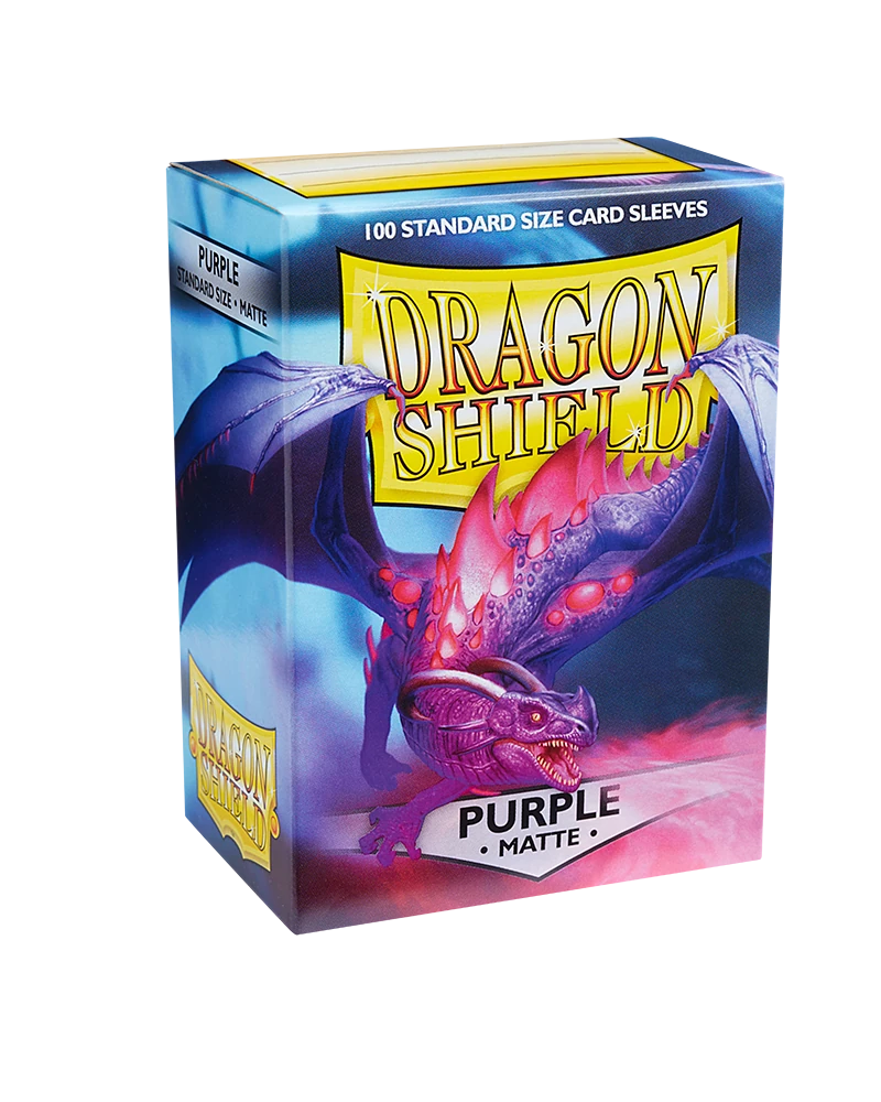 Dragon Shields: (100) Matte Purple