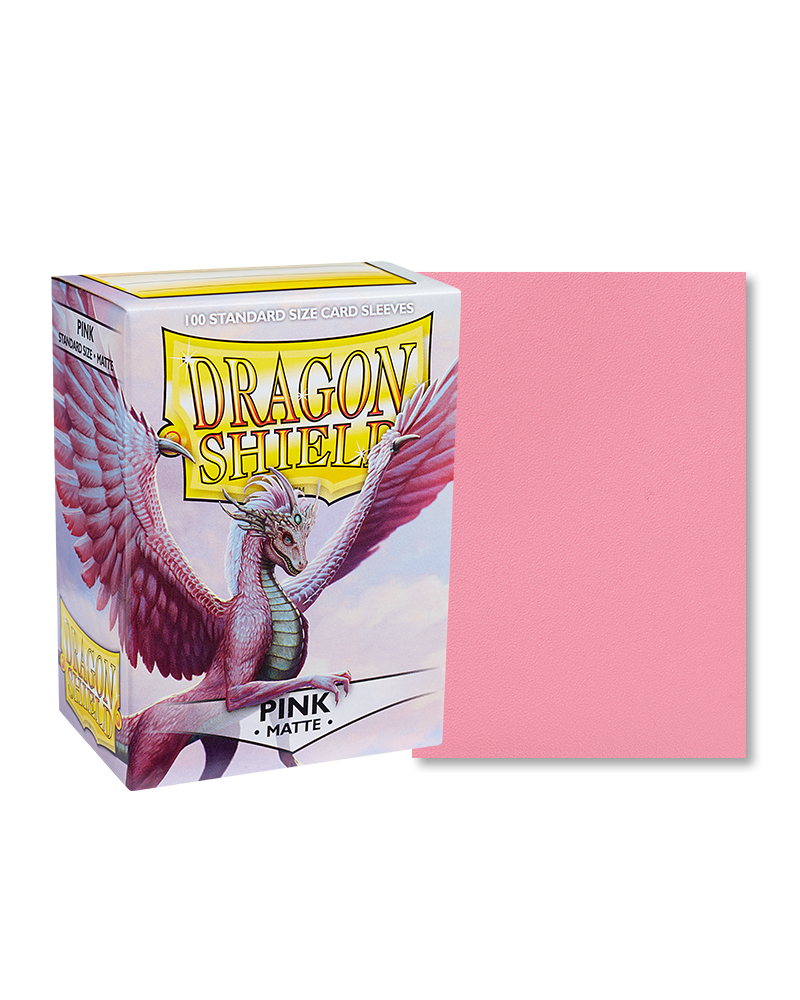 Dragon Shields: (100) Matte Pink