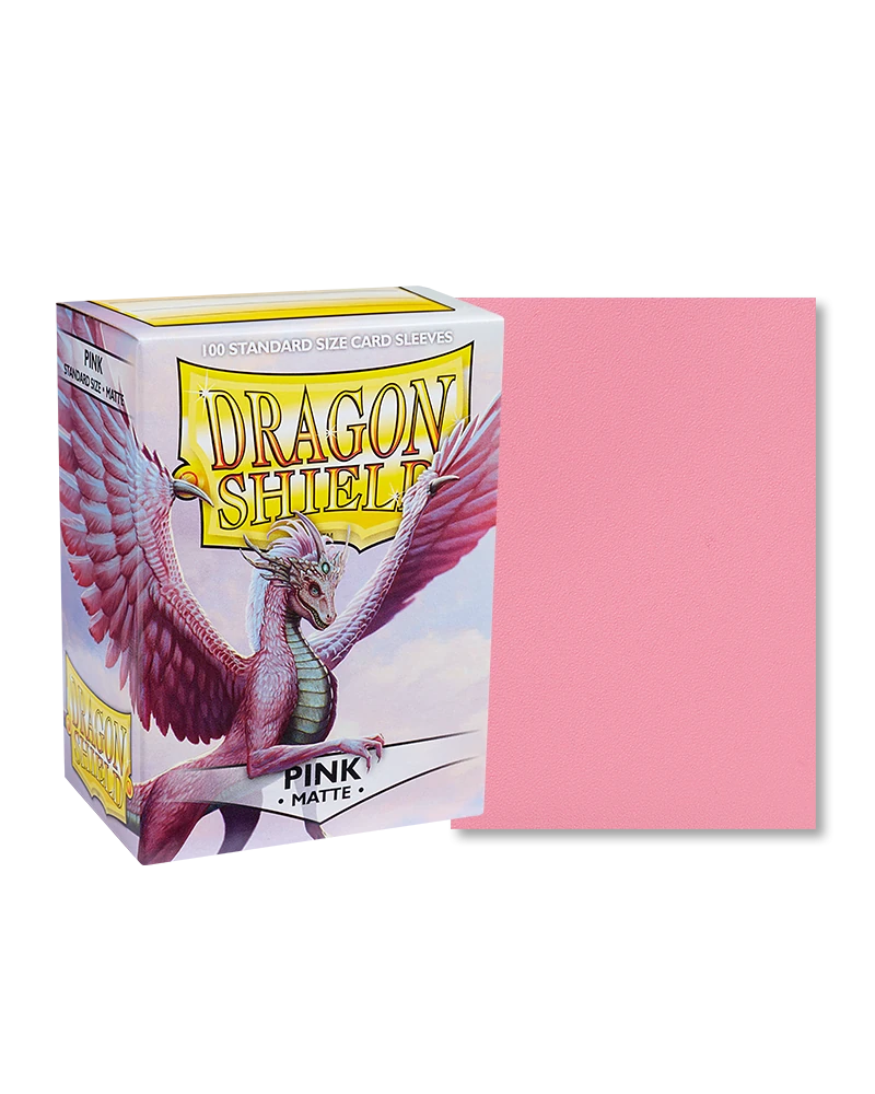 Dragon Shields: (100) Matte Pink
