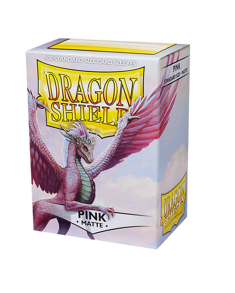 Dragon Shields: (100) Matte Pink