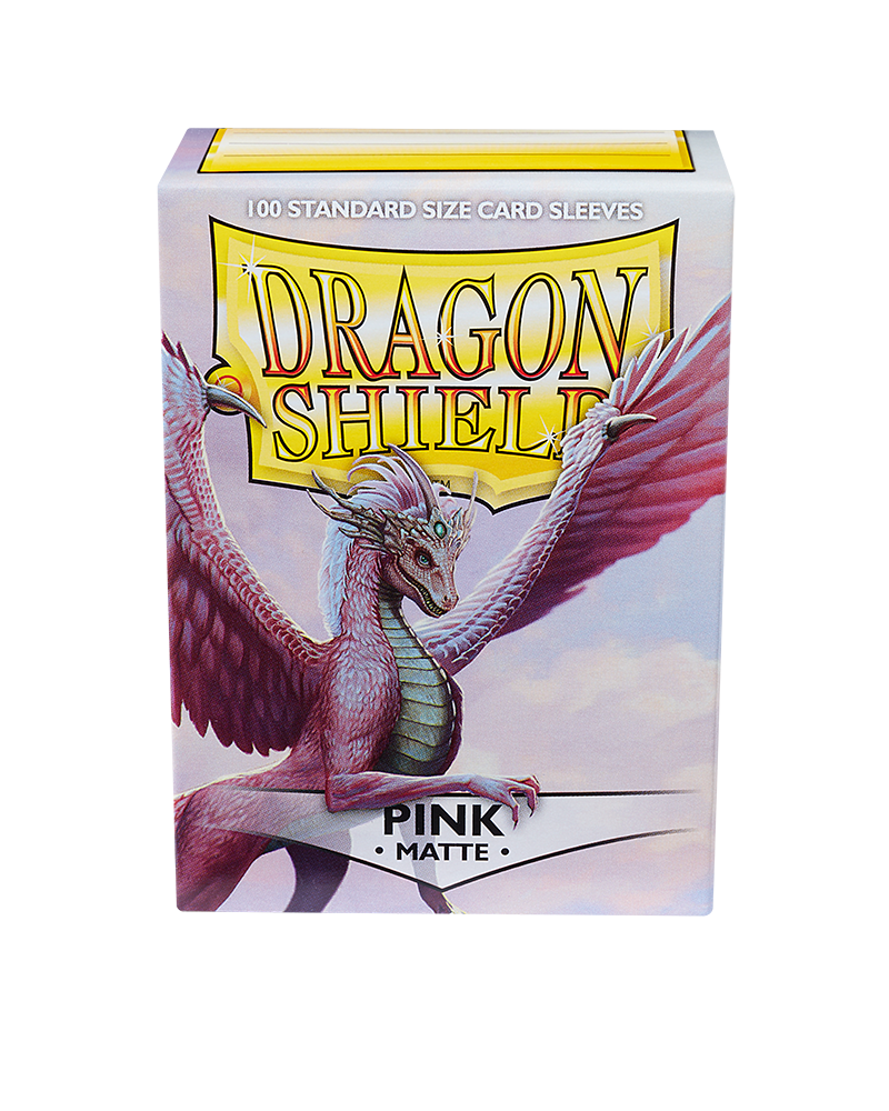 Dragon Shields: (100) Matte Pink