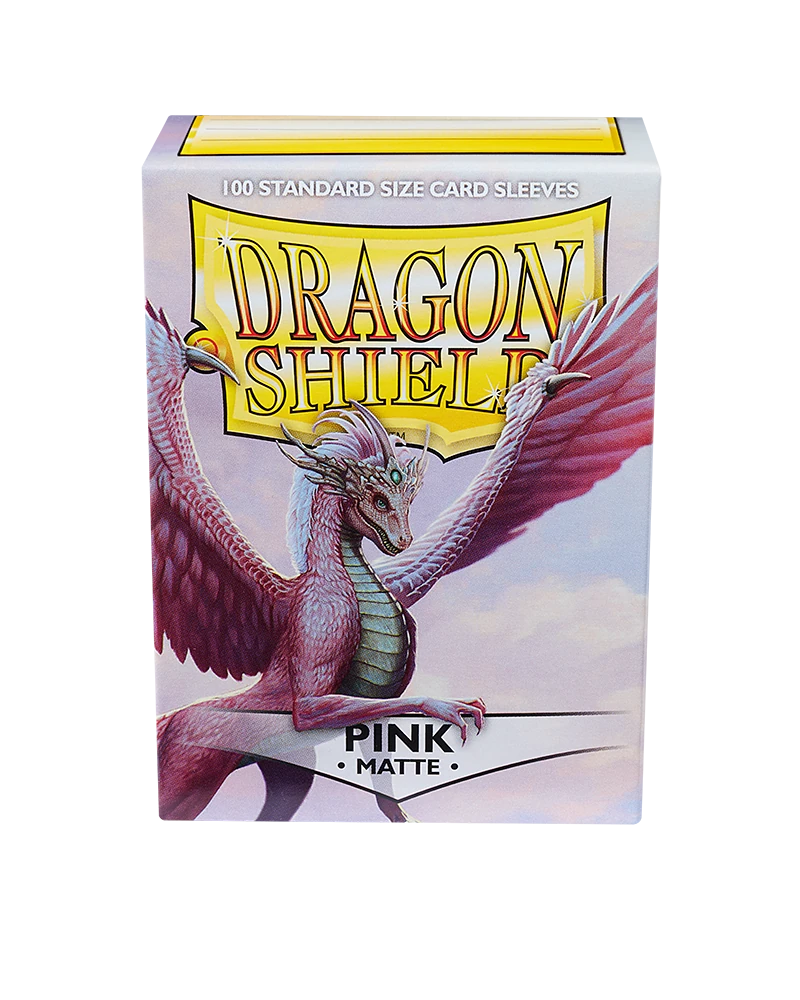Dragon Shields: (100) Matte Pink
