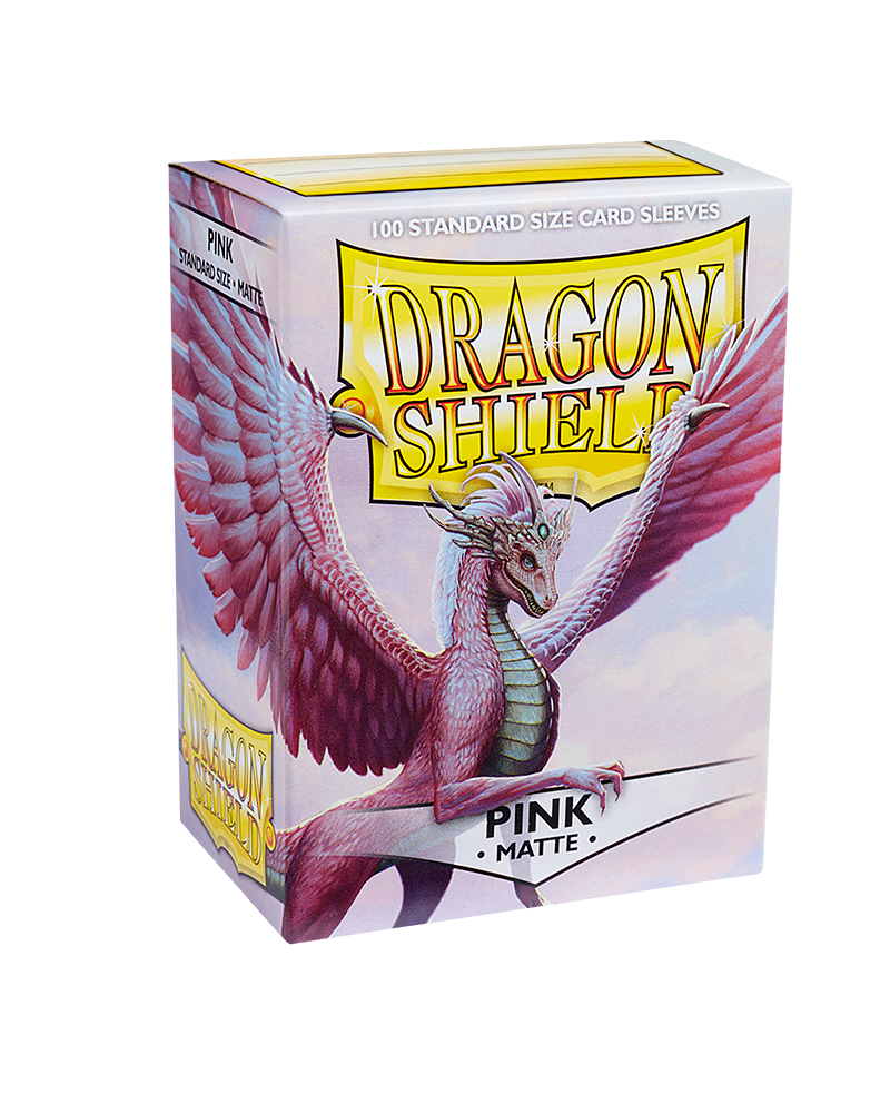 Dragon Shields: (100) Matte Pink