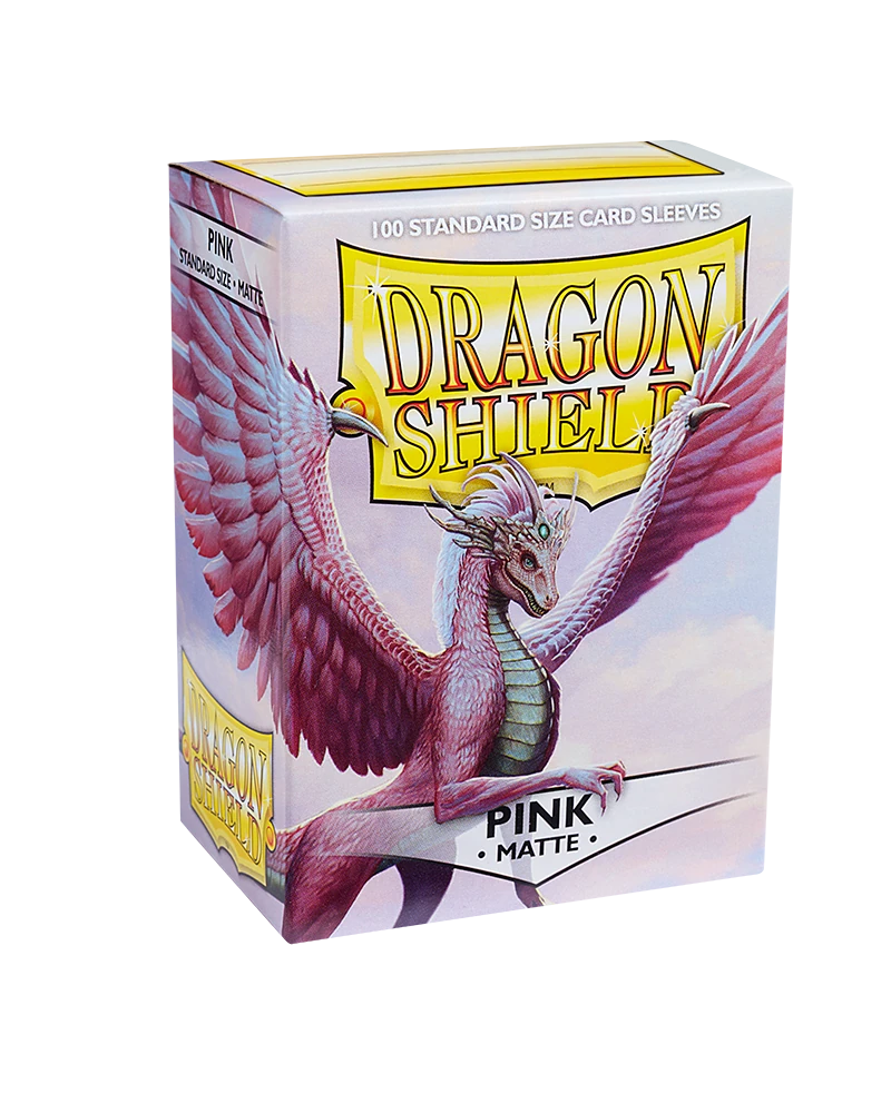 Dragon Shields: (100) Matte Pink