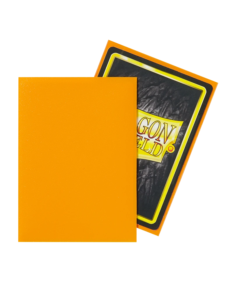 Dragon Shields: (100) Matte Orange