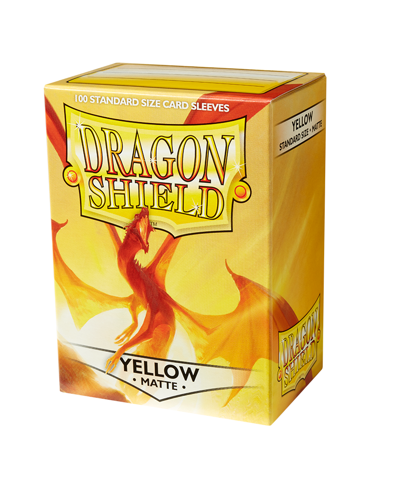 Dragon Shields: (100) Matte Yellow