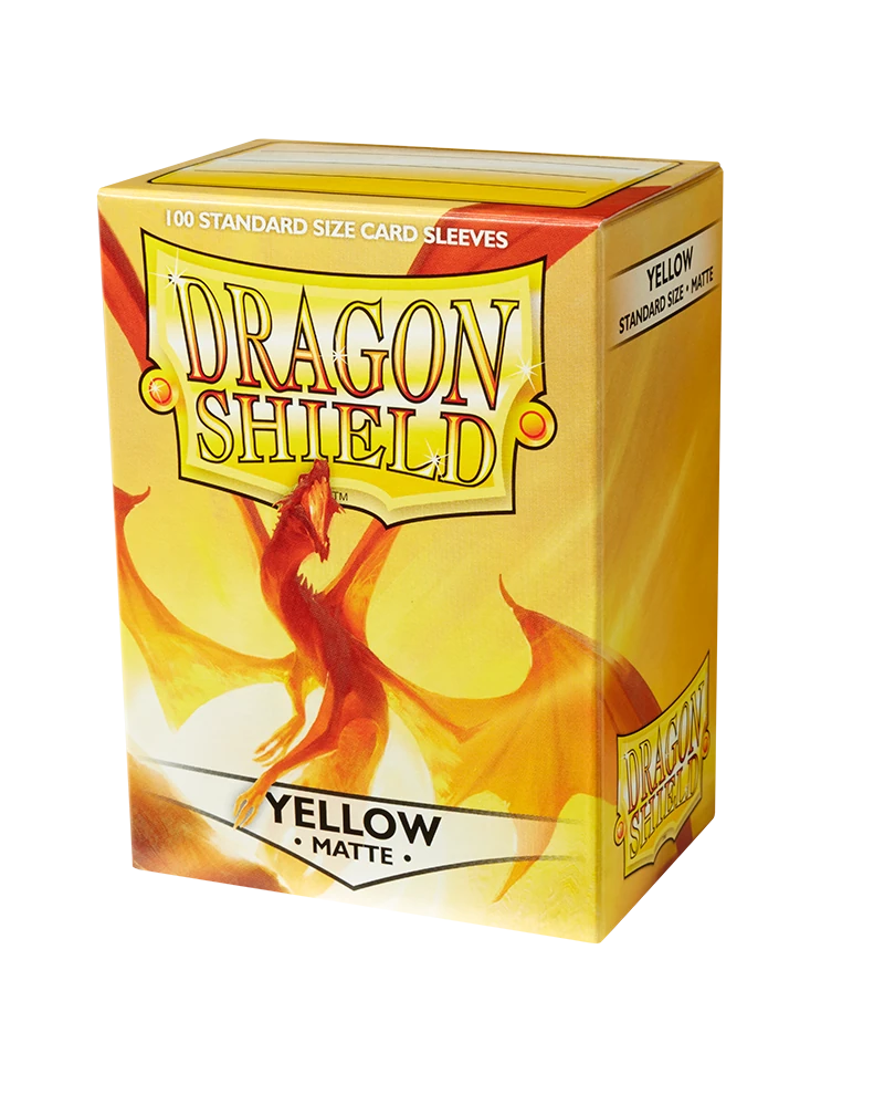 Dragon Shields: (100) Matte Yellow
